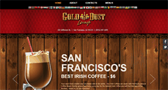 Desktop Screenshot of golddustsf.com