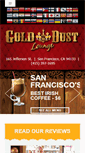 Mobile Screenshot of golddustsf.com